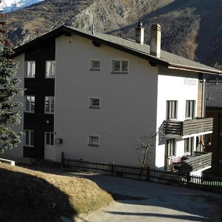 Ferienwohnung Chalet Wanda Saas-Fee Exterior foto